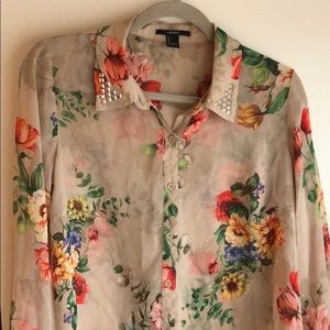 Sheet Long sleeve button down